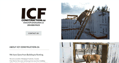 Desktop Screenshot of icfconstruction.ca