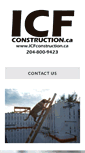 Mobile Screenshot of icfconstruction.ca