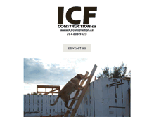 Tablet Screenshot of icfconstruction.ca